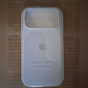 Silicone Case for iPhone 17 Pro Max - White